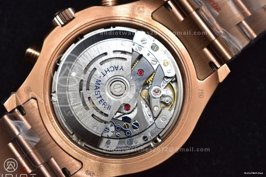 on 1:1 Edition A Ceramic II Bracelet RG TopPick GMF YachtMaster 116685 RG Blue Best 1223 0406